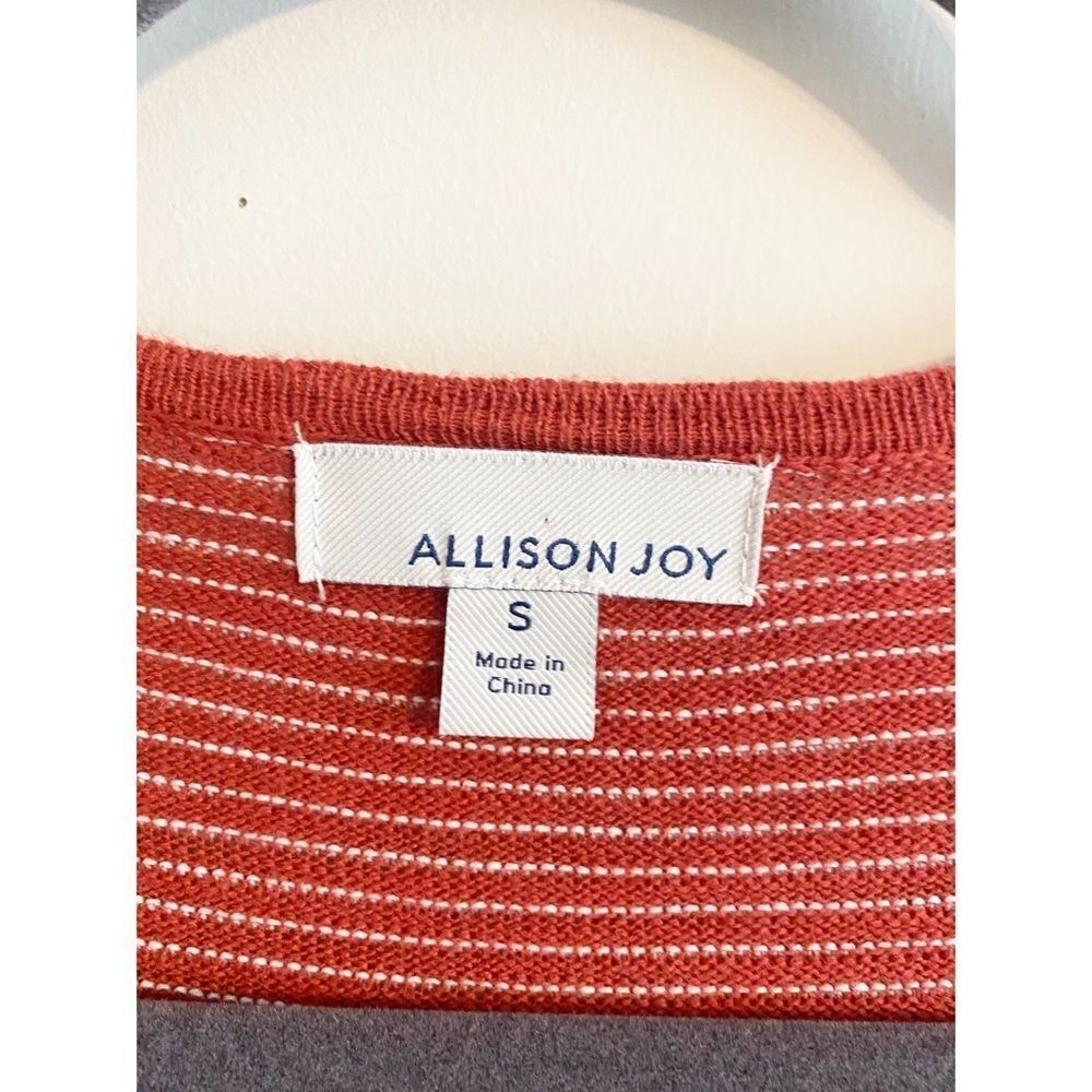 Allisonjoy Rust Red And White Long, Open Front Ca… - image 7